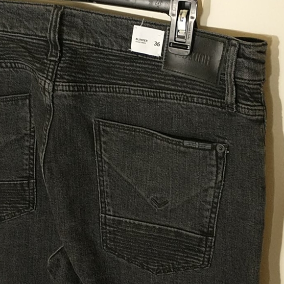 Men's black Hudson jeans - Picture 6 of 11